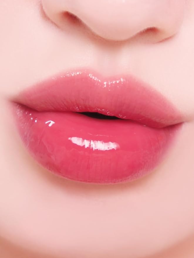 Unseen Mirror Lip Tint, High-Gloss, Non-Sticky, Long-Lasting Stain, Blendablem, Clear Shades 3.5g (Named, 1 OZ)