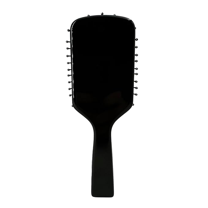 Phillips Brush Luxe Square Paddle Petite Sized Hair Brush, Sleek Black Color with Gold Accents – 7 inch Detangler Paddle Brush from the Luxe Series by Phillips Brush