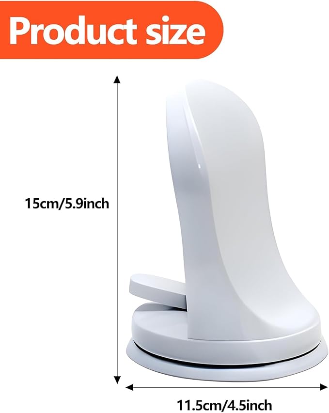 Shower Step - Shower Foot Rest for Shaving Legs, No-Hole Design, Strong Suction Cup, Non-Slip Bathroom Foot Pedal for Inside Shower Shaving Legs (1Pc