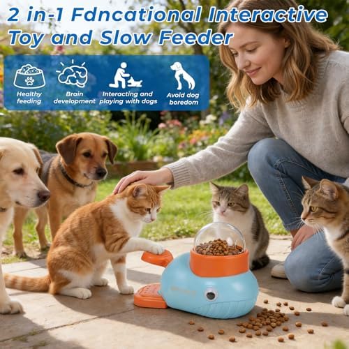 Pet Duck Snack Dispenser, Tear Comb, and Nail Trimmer Set | The anti clogging design of the puzzle slow feeder can hold up to 4 ounces, suitable for small and medium-sized dogs
