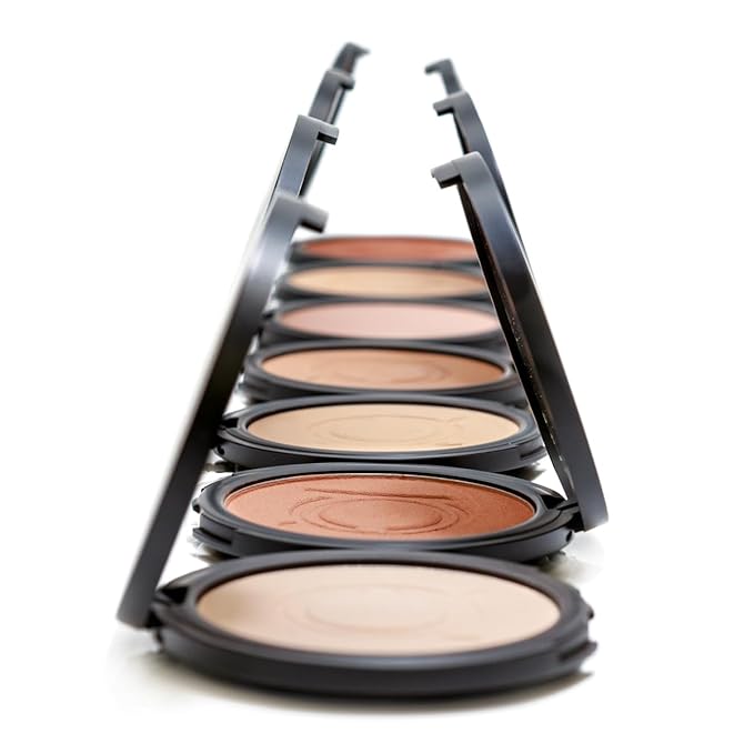 Makeup Beauty Pressed Powder foundation Compact Full Coverage Foundation Skin Care Face Makeup Essentials Contour Palette Setting Powder fit me powder foundation makup 0.49 OZ (Gitano, 0.49 OZ)