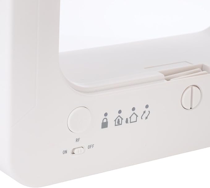 Luocute Smart Cat Door Automatic Sensing with Collar Activated Easy Installation Pet Door for Home Interior Exterior Use White Frame 10.24 x 11.61in
