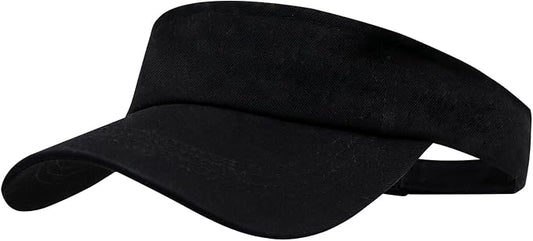 ANDICEQY Sports Sun Visor Hat, Sun Hat Visors for Women and Men for Outdoor | Adjustable Sun Visor Hats, Lightweight & Breathable, Cotton, Ideal for Running, Tennis, Golf, Outdoor Sports and Beach