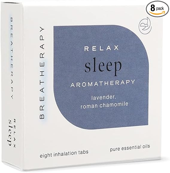 Aromatherapy Sleep Patches - Pure Essential Oil Aroma Patch - Lavender and Roman Chamomile Essential Oils for Sleep - 8-Pack