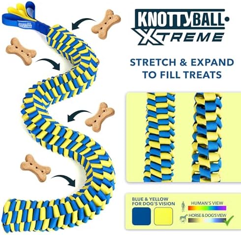 Race&Herd KnottyBall Xtreme Snuffle Ball for Dogs — 500 Pocket Puzzle