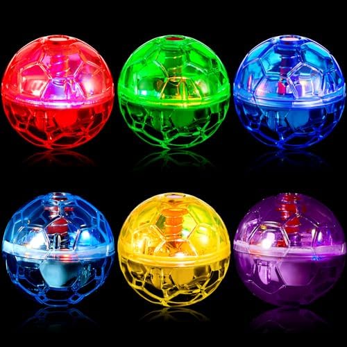 Sratte 6 Pcs Cat Ball Ghost Hunting Light up Toy