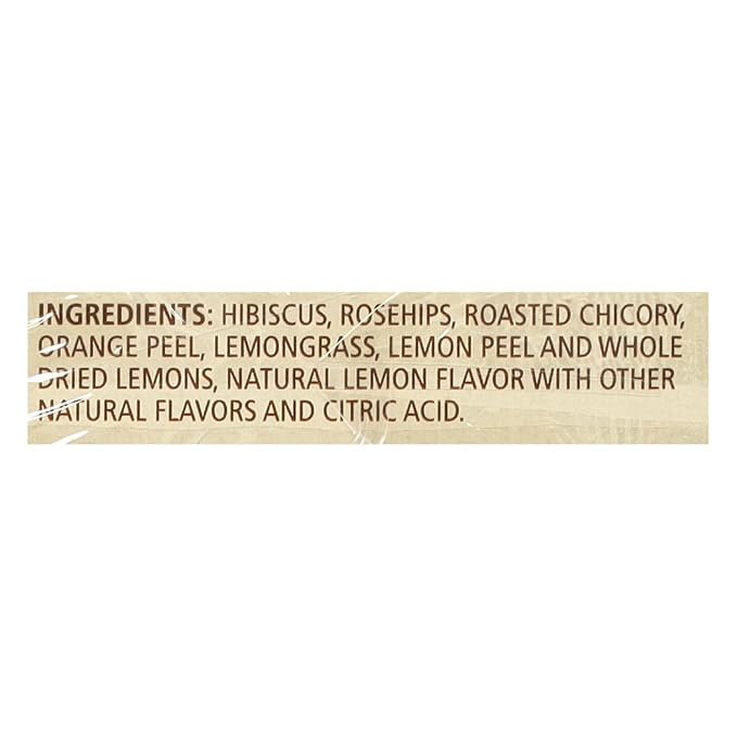 Celestial Seasonings Lemon Zinger Herbal Tea Box, Caffeine Free, 20 Tea Bags (Pack of 2)
