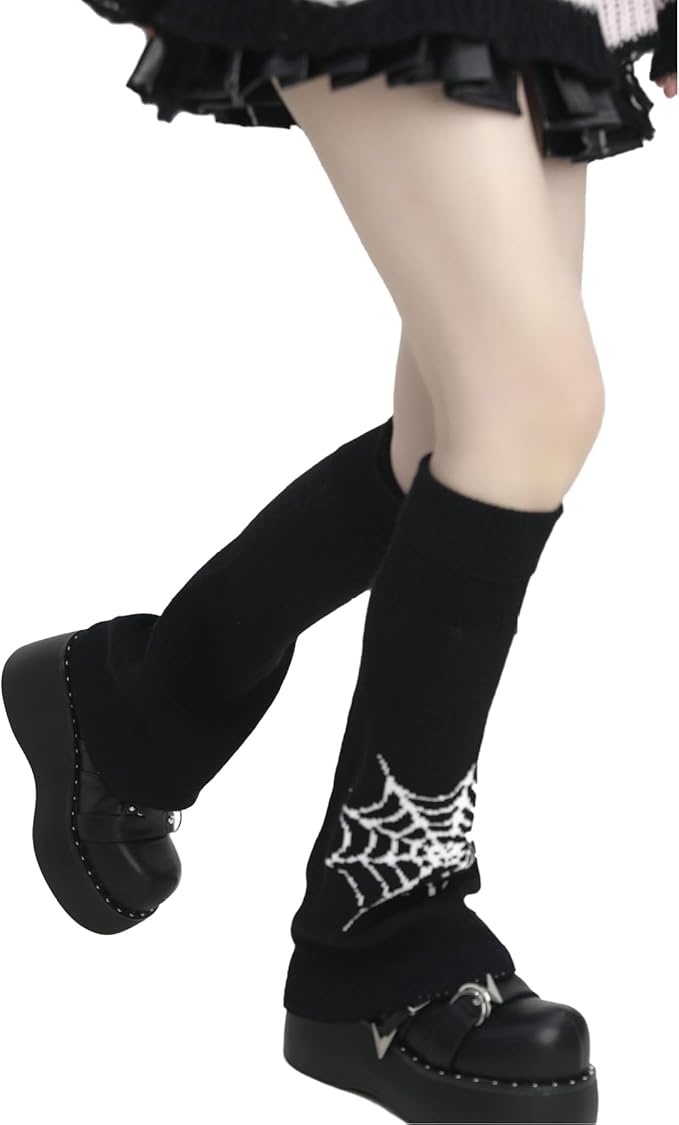 Sexybody Women's Leg Warmers Fashion Knit Warmers Long Socks Cute Y2K Kawaii Japanese Lolita Harajuku Accessories for Girls