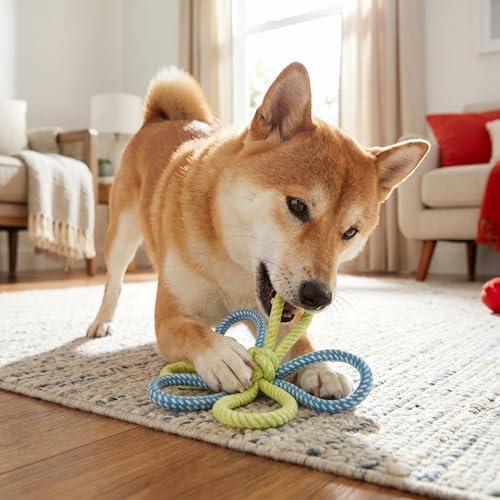 Heavy Duty Dog Rope Toys for Large Breed Aggressive Chewers, Indestructible Teeth Cleaning Tug of War Toy