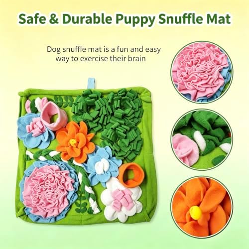 Snuffle Mat for Dogs, Slow Feeder Dog Puzzle Toy, Pet Enrichment Mat