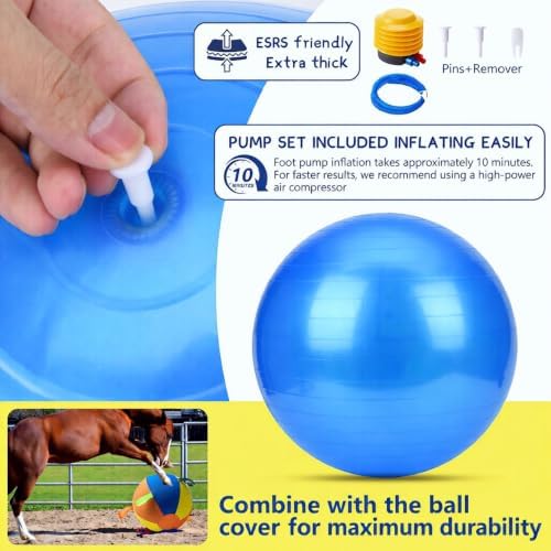 Herding Ball for Dogs, 21.7" XL Outdoor Dog Balls for Medium Large Breeds