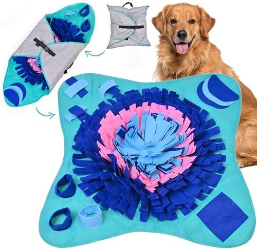 PET ARENA Large Sniffing Mat 25 x 25 Inch Interactive Feeding Toy
