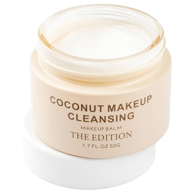 The Edition - Makeup Remover Balm Coconut – Hydrating Makeup Remover & Nourishing Face Cleanser, Melting Balm for Waterproof Makeup, Gentle Eye Makeup Cleansing, 50g