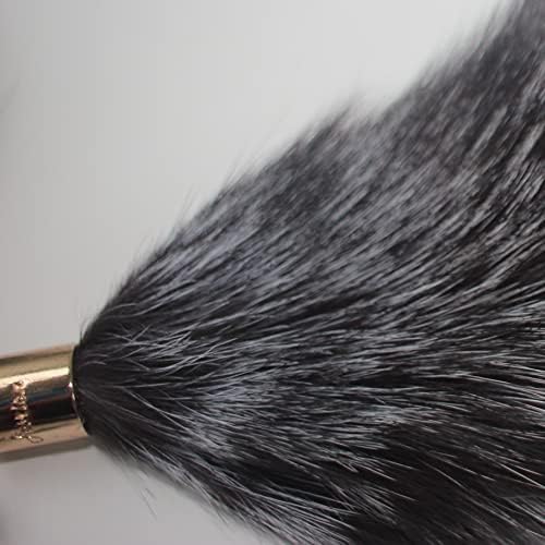 Fosrion Real Raccoon Tail Fur Cat Toy, 3 Fox Fur Piece