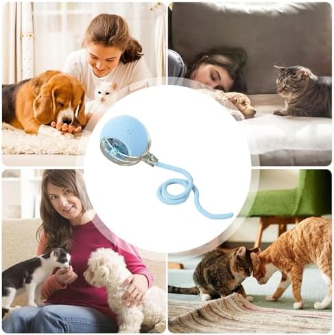 Interactive Rolling Dog Ball, Chewie Viral Rolling Ball, Chewie Ball for Dogs, Interactive Dog Smart Ball Toy, Smart Automatic Rolling Pet Ball for Dog Cat