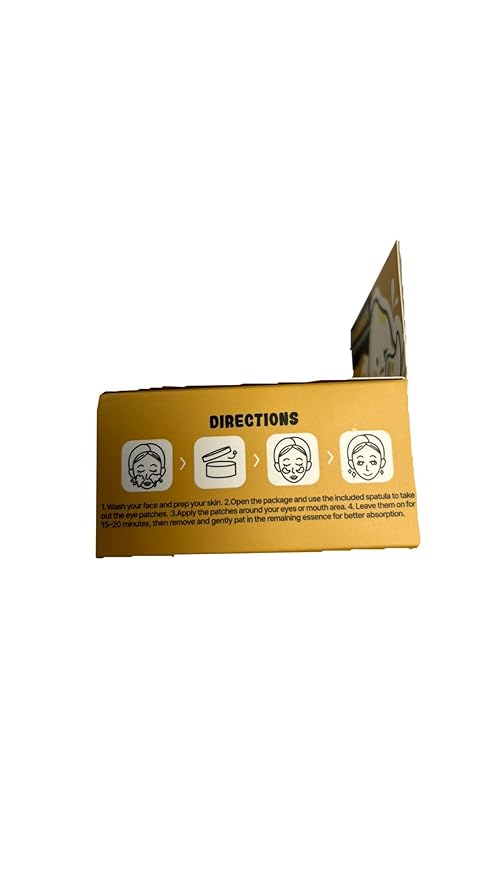 RICE EYE PATCH MOISTURIZING & NOURISHING NIACINAMIDE MADE IN KOREA 90G/3.17OZ./ 60PCS (PACK OF 1)