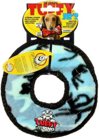 TUFFY® : 2 Pack Ring Dog Toy: Ultra Durable Plush Toy with Multiple Layers & Reinforced Seams, Washable and Floats, Original Construction