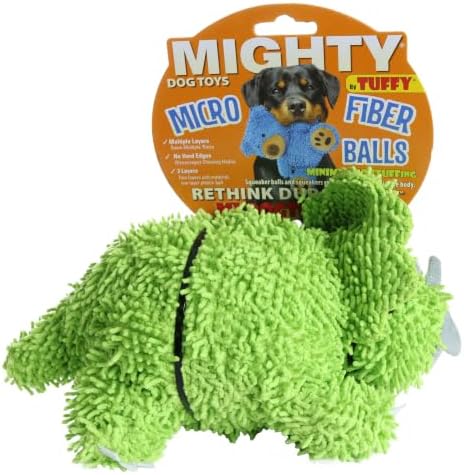 MIGHTY® 2 Pack Microfiber Medium Triceratops Dog Toys