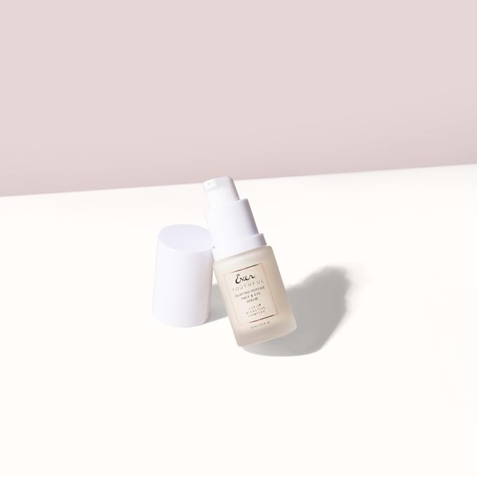 EVER Travel Youthful Quattro Peptide Face & Eye Serum with LSR10 — Portable Size for On-the-Go Firming & Smoothing Treatment