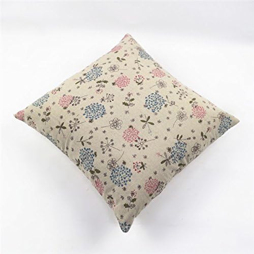 MoonRest Decorative Pillow, Fully Assembled with Hidden Zipper Filled with Synthetic Down Pillow Inserts (Rose Blossom Flower)