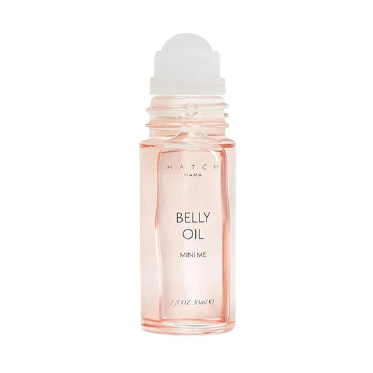 HATCH Belly Oil, Pregnancy & Postpartum Skincare for Stretch Marks, Quick-Drying for Full Body & Soothes Irritation, Plus Vegan, Clean & Plant-Based, 1 Fl Oz