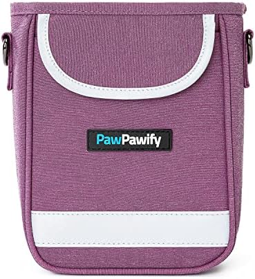 Dog Training Treat Pouch – Treat Bag for Dog Training with Built-in Poop Bag Holder – Waist Dog Training Pouch with Reflective Strips – Waterproof Fanny Pack for Dog Training