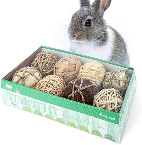 Niteangel Natural Chew Activity Toys: Meets Small Pet Chewing Needs & Mood