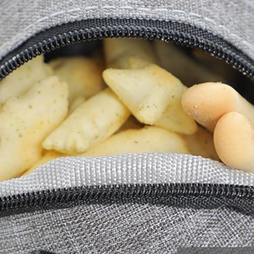 Pet Waste Bag Holder for Outdoor Use with Treat Pocket Oxford Fabric Dispenser Clip on Accessory Pet Holder