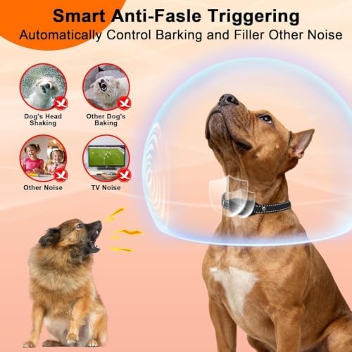 Bark Collar,Dog Barking Collar,5-60lbs Small & Medium Dogs, Ip67 Waterproof, Rechargeable Anti Barking Collar with 3modes, 5 Beep&7 Level Sensitivity Black