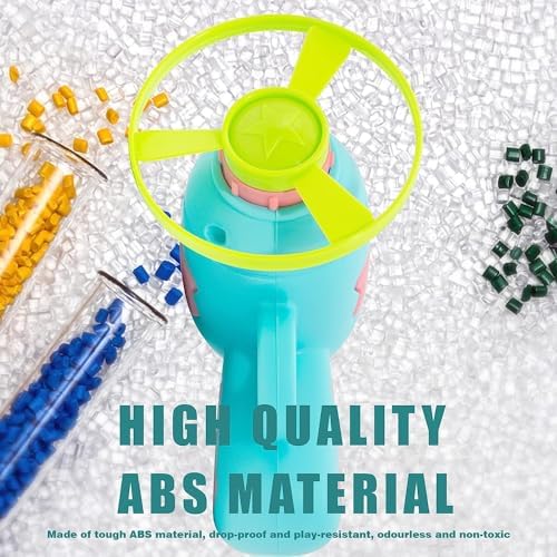 Cat Flying Disc Propeller Launcher Toy, Interactive Fetch for Indoor Cats