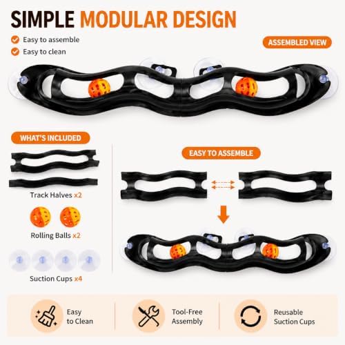 Suction Cup Window Cat Toy