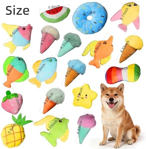 Dog Toys Bulk for Small Dog Toys ,28PCS Value Puppy Squeaky Toys Bundle