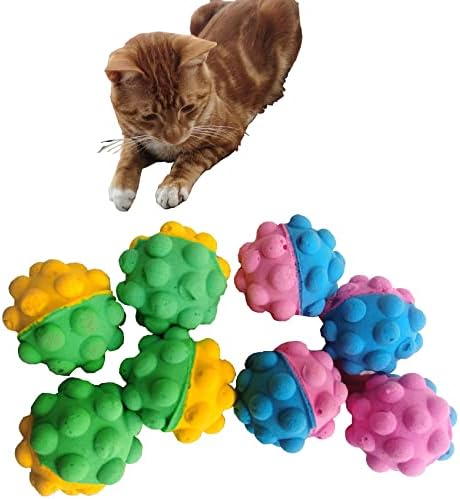 Cat Golf Balls Interactive Sponge Foam Soccer Balls Colorful Toy(Protrusion)