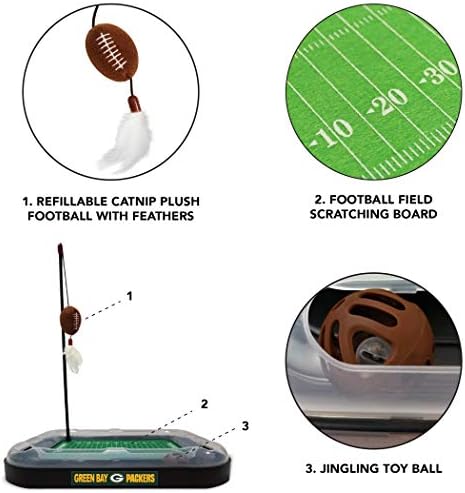 Pets First Green Bay Packers Cat Scratcher