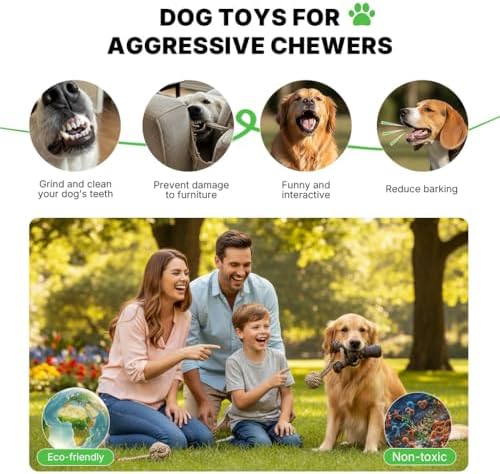 Interactive Dog Toys, Slingshot Tug of War Dog Toy, Tough Dog Rope Toys