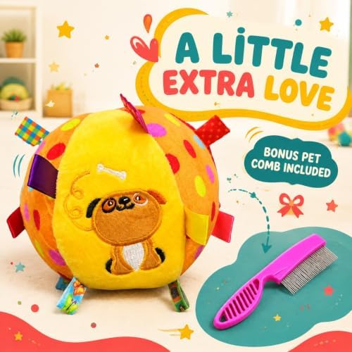 Squeaky Play Balls for Dogs,Squeaky Ball Interactive Toy，A+A