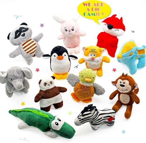 SHARLOVY Dog Squeaky Toys for Small Dogs, Pack 12