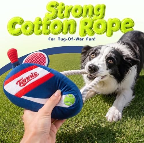 Interactive Plush Squeaky Dog Toy for Puppy Small & Medium Dogs