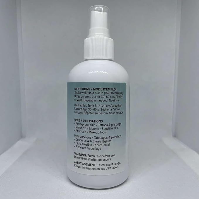 Hypochlorous Acid Spray for Face & Body, HOCl Facial Cleanser Mist with Electrolyzed Water, Daily Toner Formula for Sensitive & All Skin Types, Helps Reduce Redness, Irritation, Breakouts