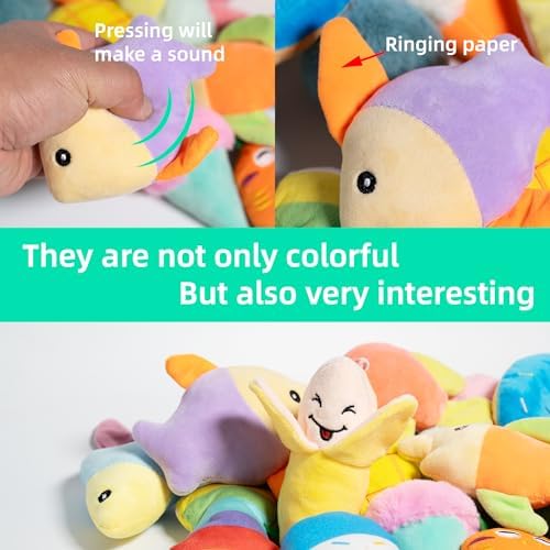 19 Pack Dog Toys for Small Dogs, Squeaky Dog Toy Bulk For Puppy Teething