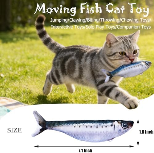 Catnip Toys for Cats Cat Nip Toys Cat Fish Toy Catnip Toy Small Floppy Fish Cat Toy Flopping Fish Cat Toy Cat Nip Toys for Indoor Cats Cat Chew Toys Cat Nip Toy Cat Toys Catnip Fish Toy for Cats Fish
