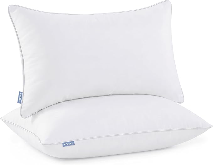 Leeden 12x16 Pillow Inserts Set of 2-12 Inch Square Throw Pillow Insert, Soft Fluffy Decorative Cushion Inserts for Couch Bed, White Pillow Insert Pair