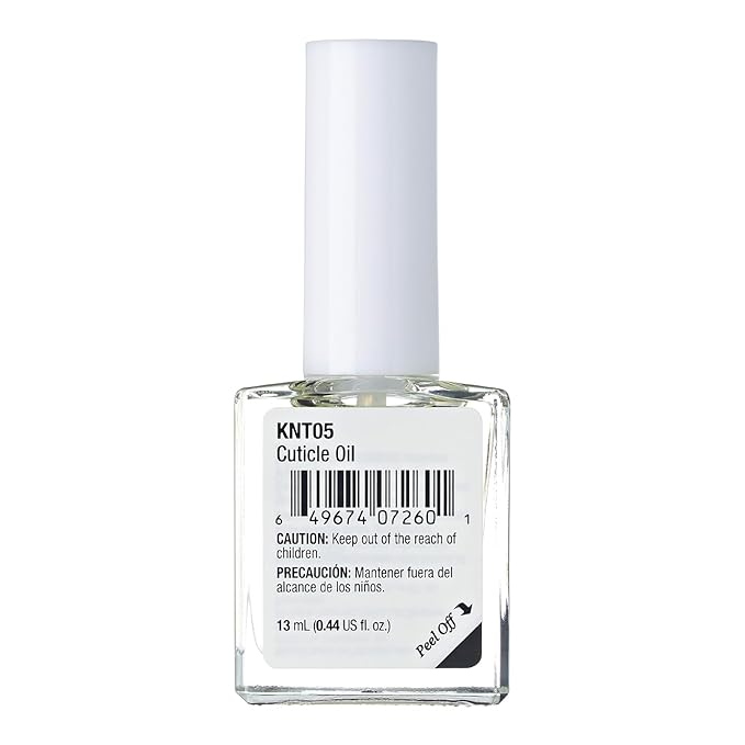 KISS NEW YORK Nail and Cuticle Oil, Infused with Natural Oils, Cuticle Care for Dry, Damaged Cuticles, Made in Korea