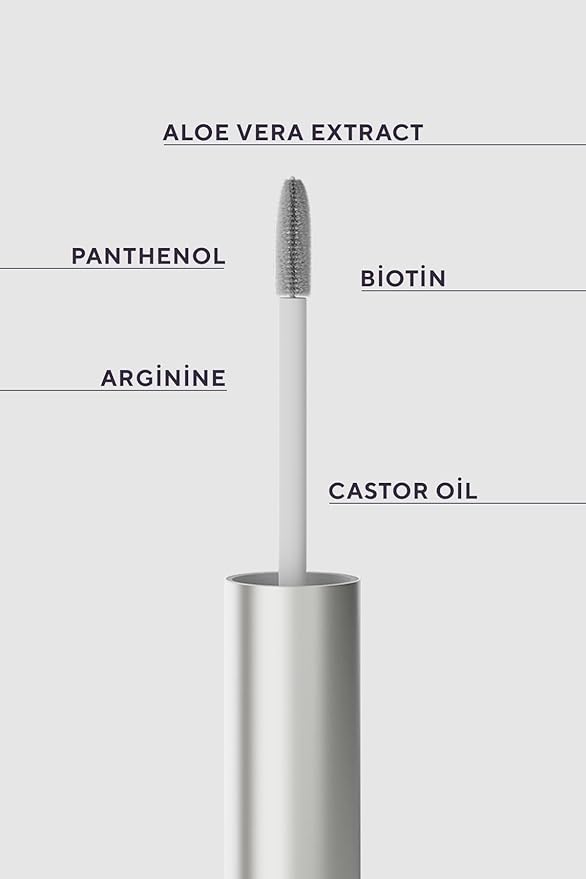 The Ceel Lash & Brow Serum with Peptide Complex, Biotin, Arginine & Castor Oil – Eyelash & Eyebrow Enhancing Serum for Fuller, Thicker Looking Brows & Lashes – 6 ml