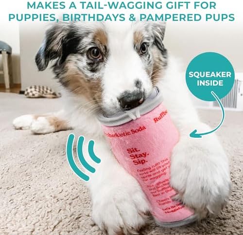 Haute Diggity Dog Puppi Plush Dog Toy, Drink Parody Stuffed Chew Toys