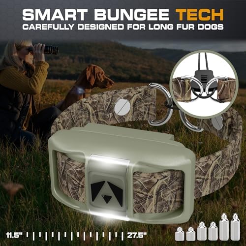 INVIROX Ultra K9 Dog Shock Collar, 124 Levels, Night Light, IP67 Waterproof (Camo, 2 Dog)