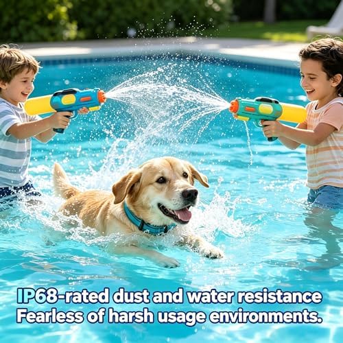 GPS Pet Tracker for Dogs & Cats | Apple Find My Compatible | No Monthly Fee | IP68 Waterproof | Real-Time Location Tracking