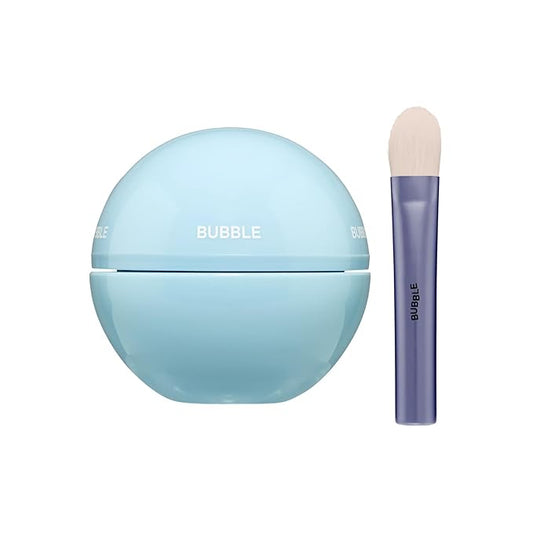 Bubble Skincare Come Clean Detoxifying Clay Mask - Mineral-Rich Face Mask with Azelaic Acid and Vitamin E to Gently Exfoliate and Protect Skin - Suitable for All Skin Types (45 ml)