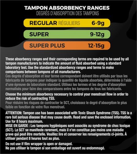 U by Kotex Click Compact Tampons, Super Absorbency, Unscented, 45 Count (Pack of 2)