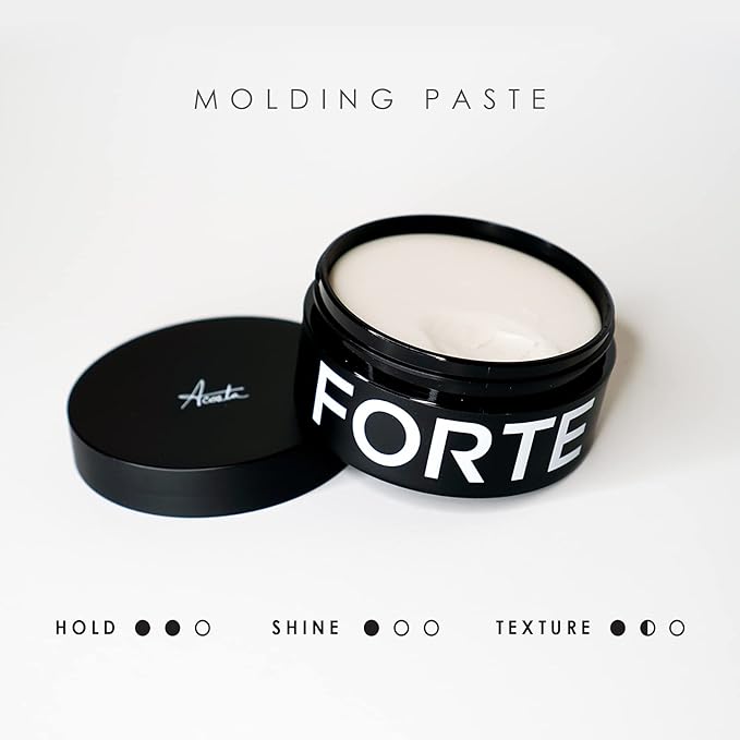 Alex Costa Molding Paste by Forte Series Low Shine Hair Paste for Men Lightweight Hair Texturizer Adds Volume and Definition Medium Flexible (75 ml)